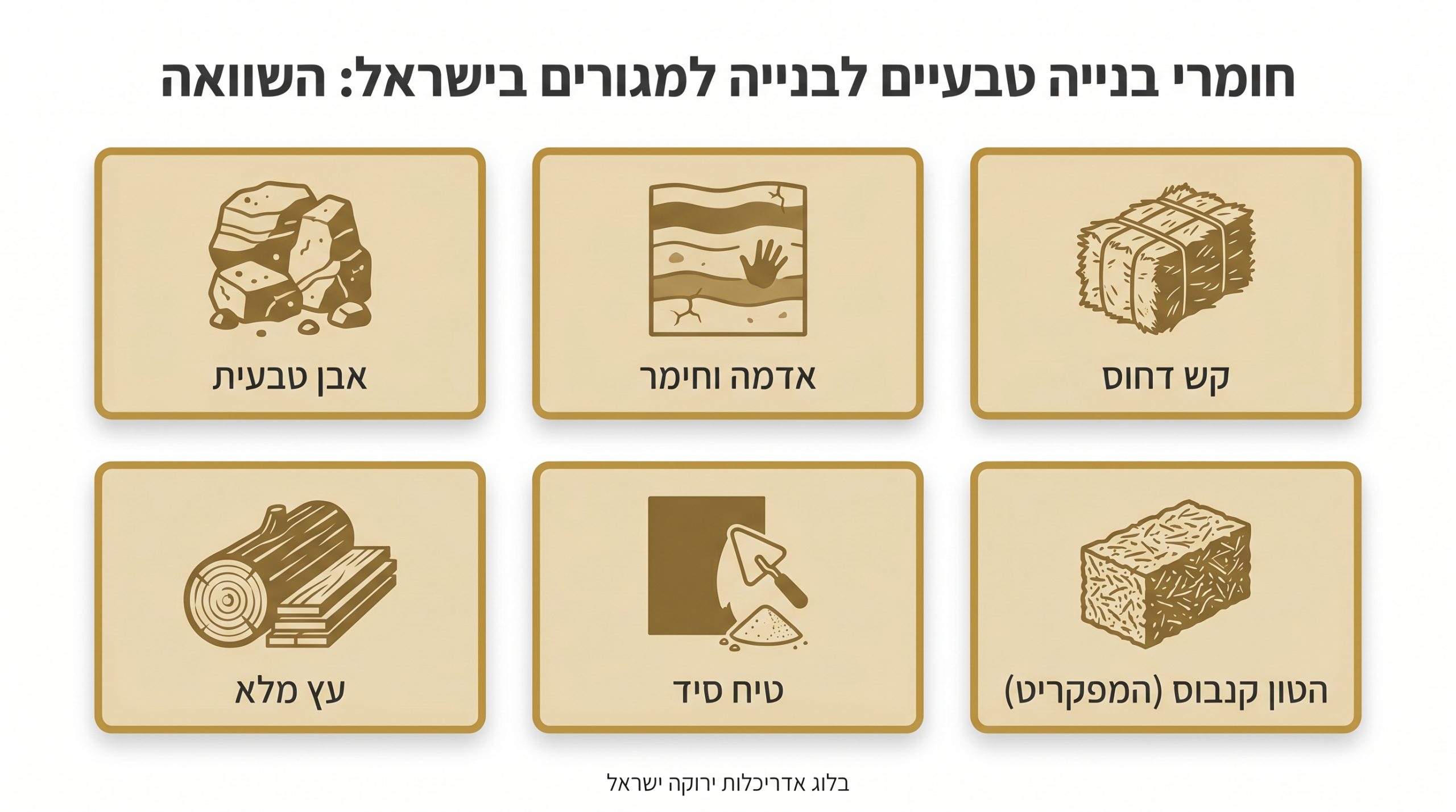 חומרי בנייה טבעיים: המדריך המקיף